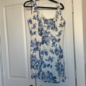 Abercrombie & Fitch Blue Floral Mini Dress